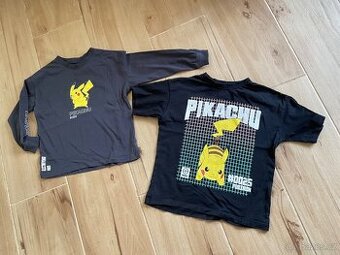 Tričko + Mikina Pikachu- Zara- 122/128