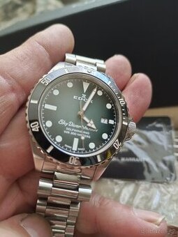 EDOX SKY DIVER MILITARY LE