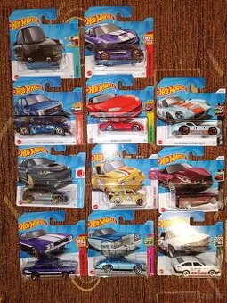 11x Hot wheels autíčka - nové