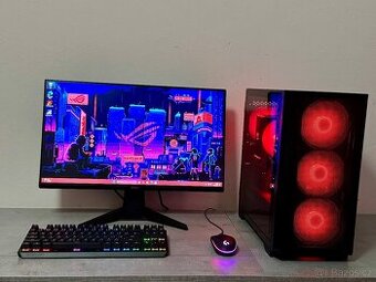 HERNÍ PC SESTAVA R5 3600/16GB RAM/RX 6600-XT/1TB SSD