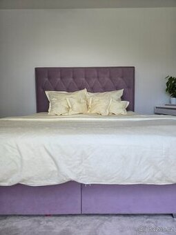 Luxusní boxspringová postel v rozměru 180x200 cm