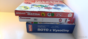 Balíček her - Abeceda, puzzle, stavebnice Roto z Vysočiny...
