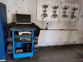 4 sloupový zvedák LAUNCH a geometrie Beissbarth microline 18 - 1