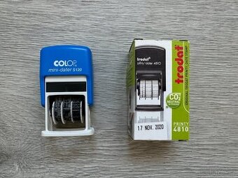 Datumové / datové razítko, 2 ks (Trodat, Colop)