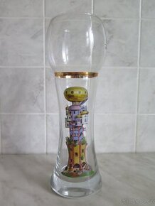 sběratelská sklenice " půllitr "- Kuchlbauerova věž