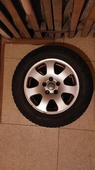 Originální Audi disky 7Jx15 H2 ET39 s pneumatikami Bridgesto