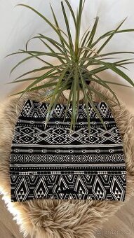 Dámská vzorovaná teplejší sukně H&M vel.S/M