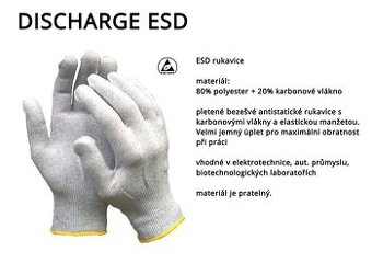 ESD pracovní rukavice