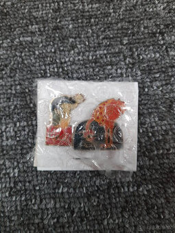 Odznaky pštros - 2 ks