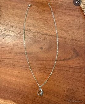 Řetízek s přívěškem srdíčko stříbro