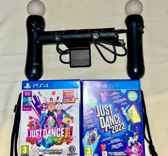 Příslušenství k PS4 / PS5 , move ovladače , just dance