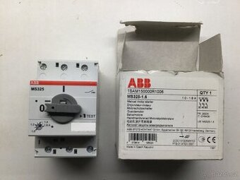 Motorový spouštěč/jistič ABB MS325-1.6 NOVÝ