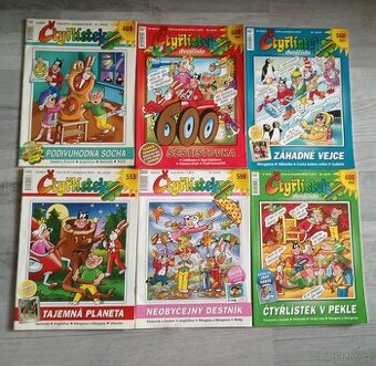 Čtyřlístky 6 kusů