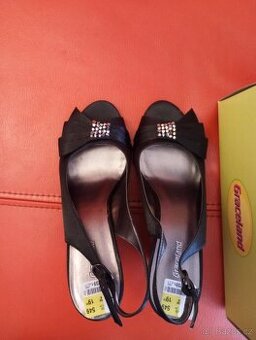 Dámské lodičky na klínku,36,36,5