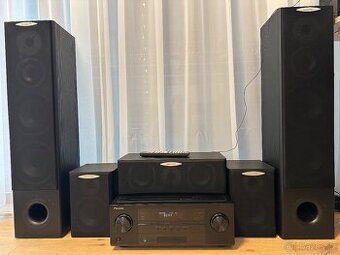 Prodám top domácí kino v perfektním stavu – AV receiver + re