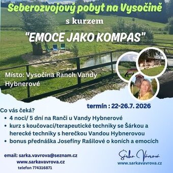 Kurz Emoce se Šárkou Vávrovou a Vandou Hybnerovou