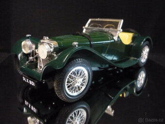 Jaguar SS100 1937 zelený Bburago 1/18