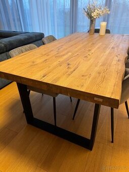 Landscape JÍDELNÍ STŮL, divoký dub 200x100x75