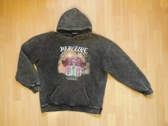 pánská Sevenheavens šedá mikina, nápis, kapuce M/ L