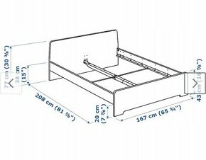 Postel ikea