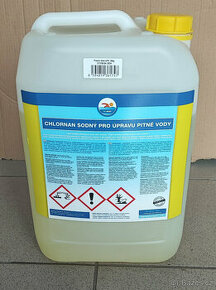 Chlornan sodný UPV - tekutý chlor do bazénu 20 kg