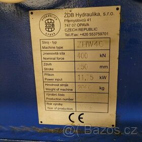 Prodáme hydraulický lis