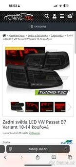 Sháním zadní tuning tec svetla na passata b7 combi