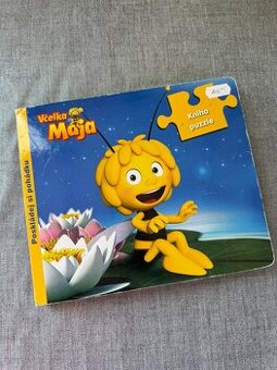 Dětská kniha s puzzle Včelka Mája - 1