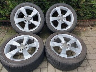 Alu kola audi 5x100 r16 7j et34 pneu 215/45/16 - 1
