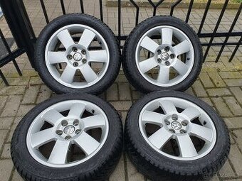 Alu kola skoda 5x100 r15 6j et43 pneu 195/50/15