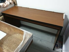 Tmavý menší stul rozměry cca d120x h 42 x v 68cm - 1