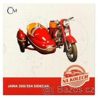 Stříbrná mince Na kolech-JAWA 350/354