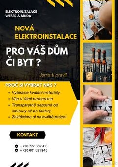Elektroinstalace Weber & Benda