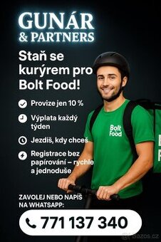 🚗HLEDÁME KURÝRY PRO BOLT FOOD 🛵