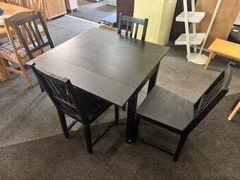 Jídelni set IKEA 4 židle + rozkl. Stůl
