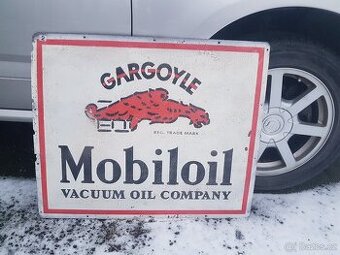 Mobiloil velká cedule 84 x 69 cm replika