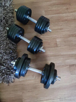 Činky litinové 80kg