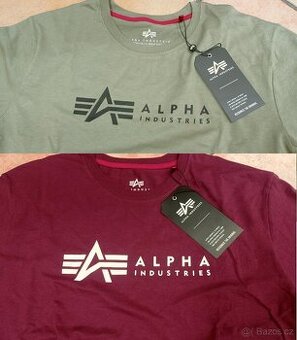 NOVÉ tričko Alpha Industries - M