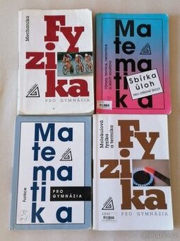 Učebnice matematiky a fyziky pro SŠ a gymnázia