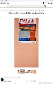 Izolační podložka pod plovoucí podlahy