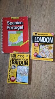 Atlas Londýn Španělsko Portugalsko