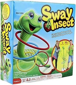 Tančící housenka - házení kruhů