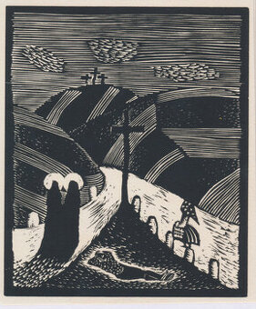 Šíma, dřevoryt, 1922 - 1