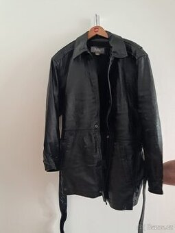 Motorkářská kožená bunda