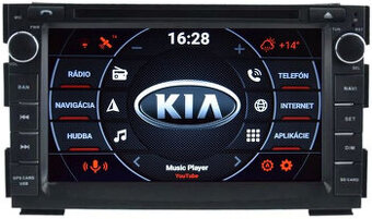 KIA / HYUNDAI dotykove autoradia Android DVD USB SD WIFI BT