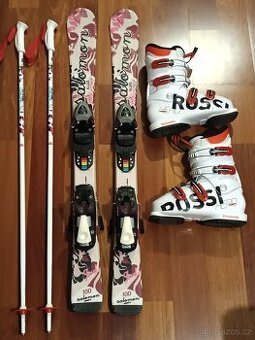 Prodám DĚTSKÝ set - Lyže + hůlky + boty - 1