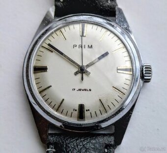 Hodinky PRIM 17 JEWELS - TYP 66 253 1 -TOP STAV 