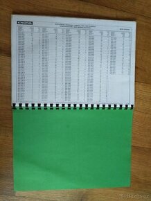 Prodám originální katalog náhradních dílů