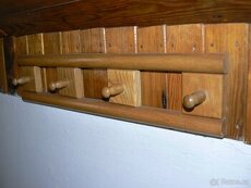 Retro dřevěný věšák - SLEVA