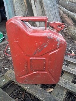 Kanystr plechový veterán retro